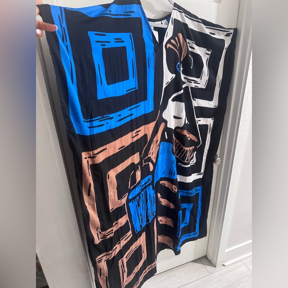 Jessica Taylor Caftan with Drawstring. New with Tags.
